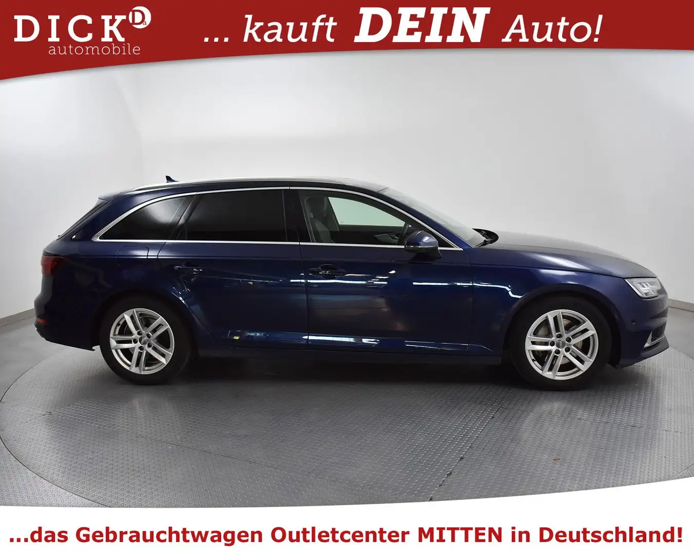 Audi A4 Av 40d Sport B&O+MATRIX+LEDER+MASSAGE+360+ACC Blau - 2