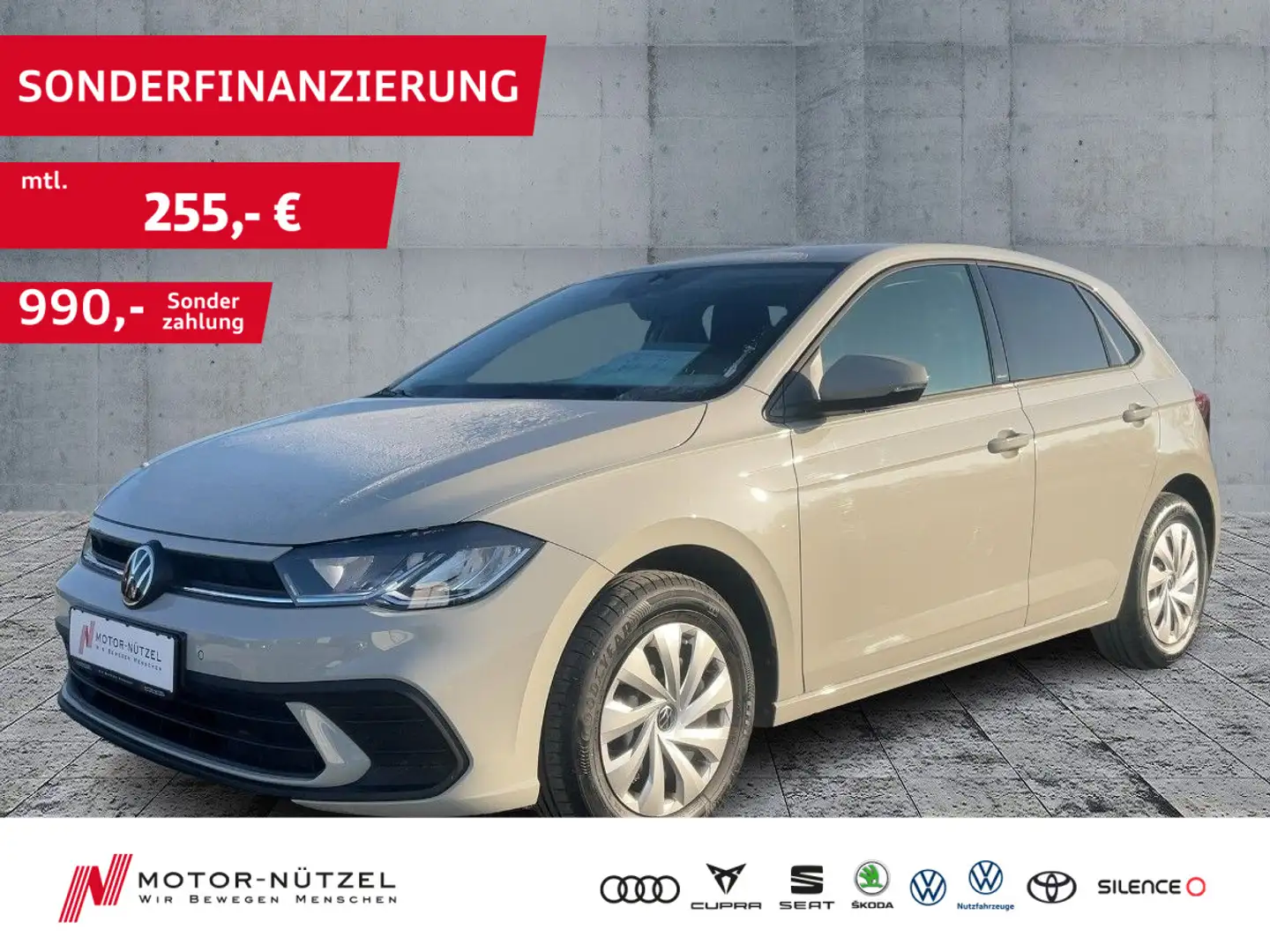 Volkswagen Polo 1.0 LIFE LED+APP+BT+DAB+SHZ+PDC+KLIMAANLAGE Grau - 1