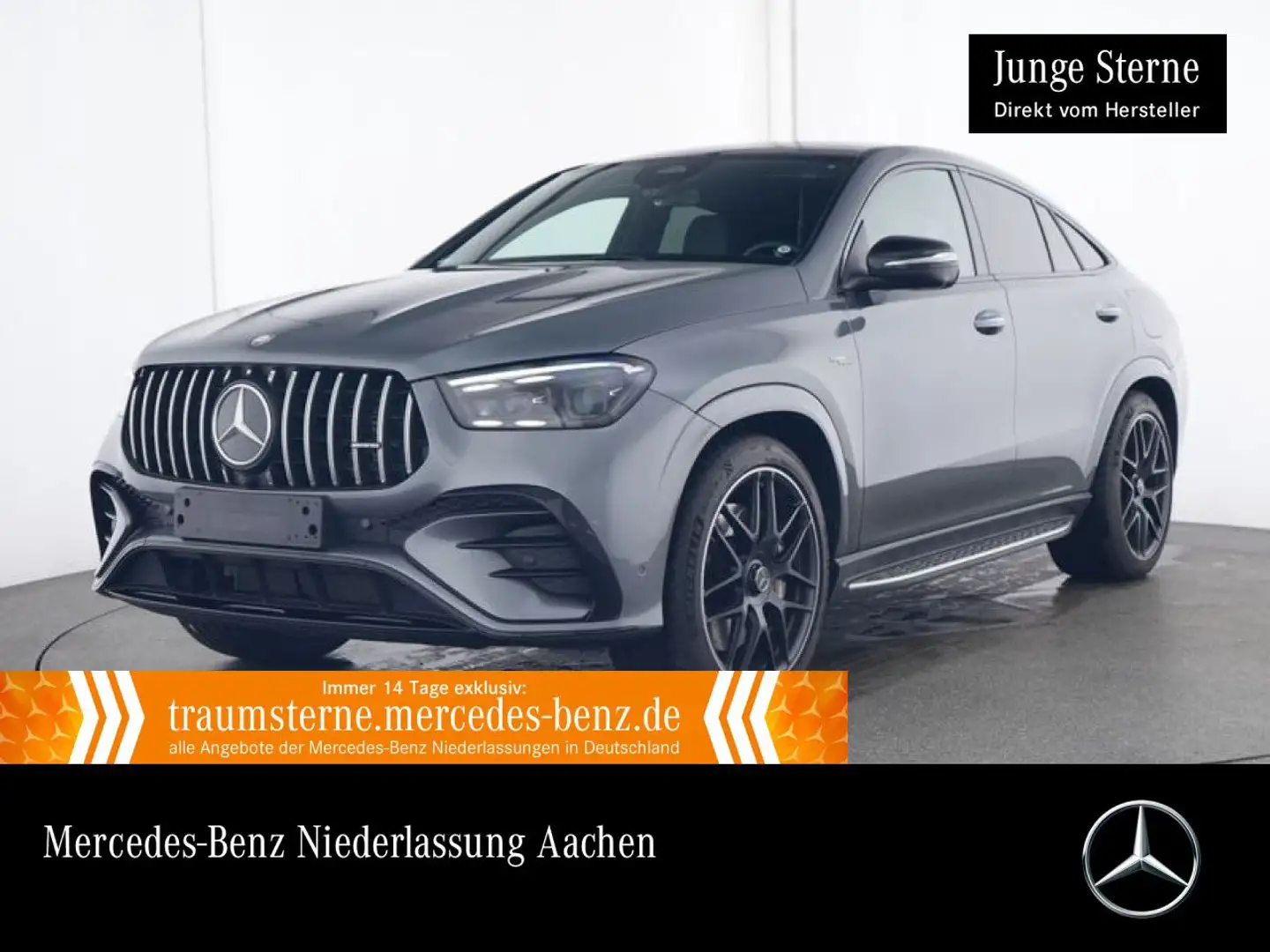 Mercedes-Benz GLE 53 AMG GLE 53 HYBRID Coupé 4M NIGHT+PANO+360+AHK+22"+HUD Grau - 1