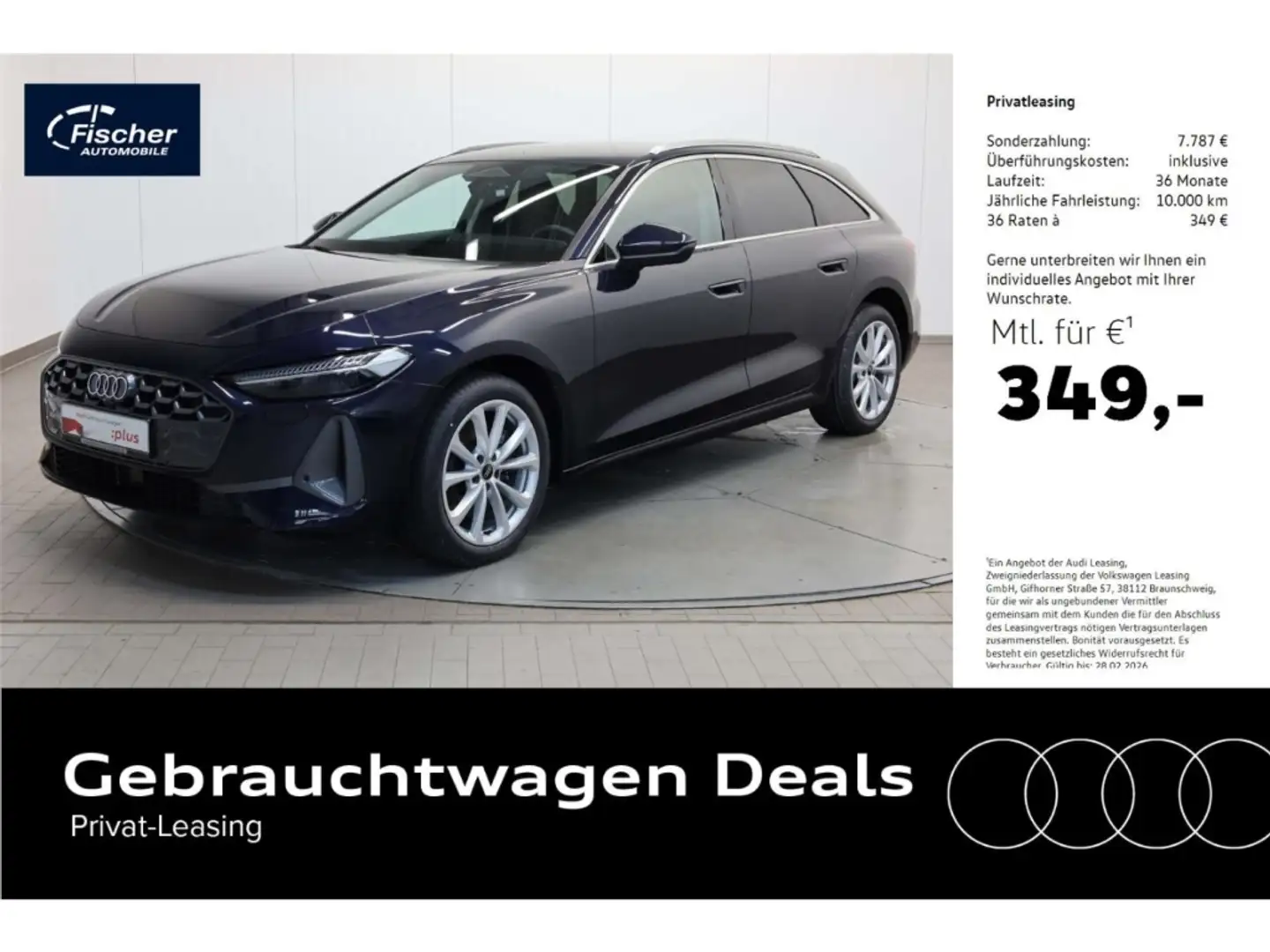 Audi A5 Avant TDI advanced AHK/RFK/ele.Sitze/LED+ Blau - 1