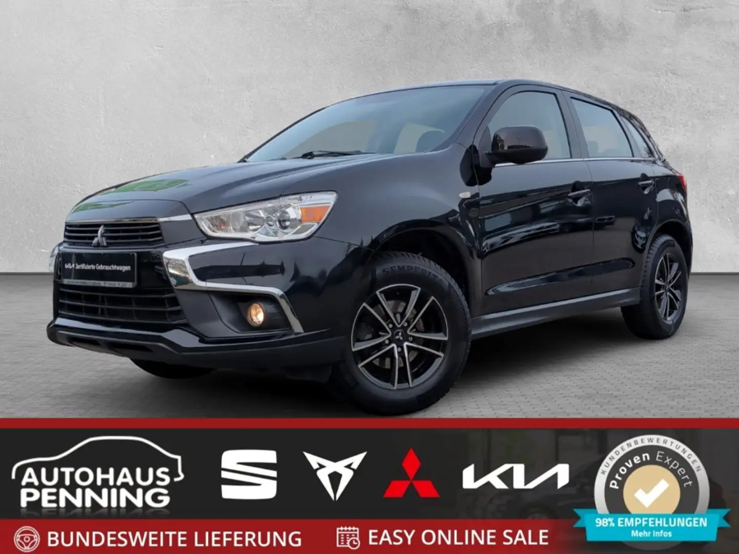 Mitsubishi ASX 1,6 2W EDITION 100 ACTIVE KLIMA GRA BLUETOOTH Noir - 1