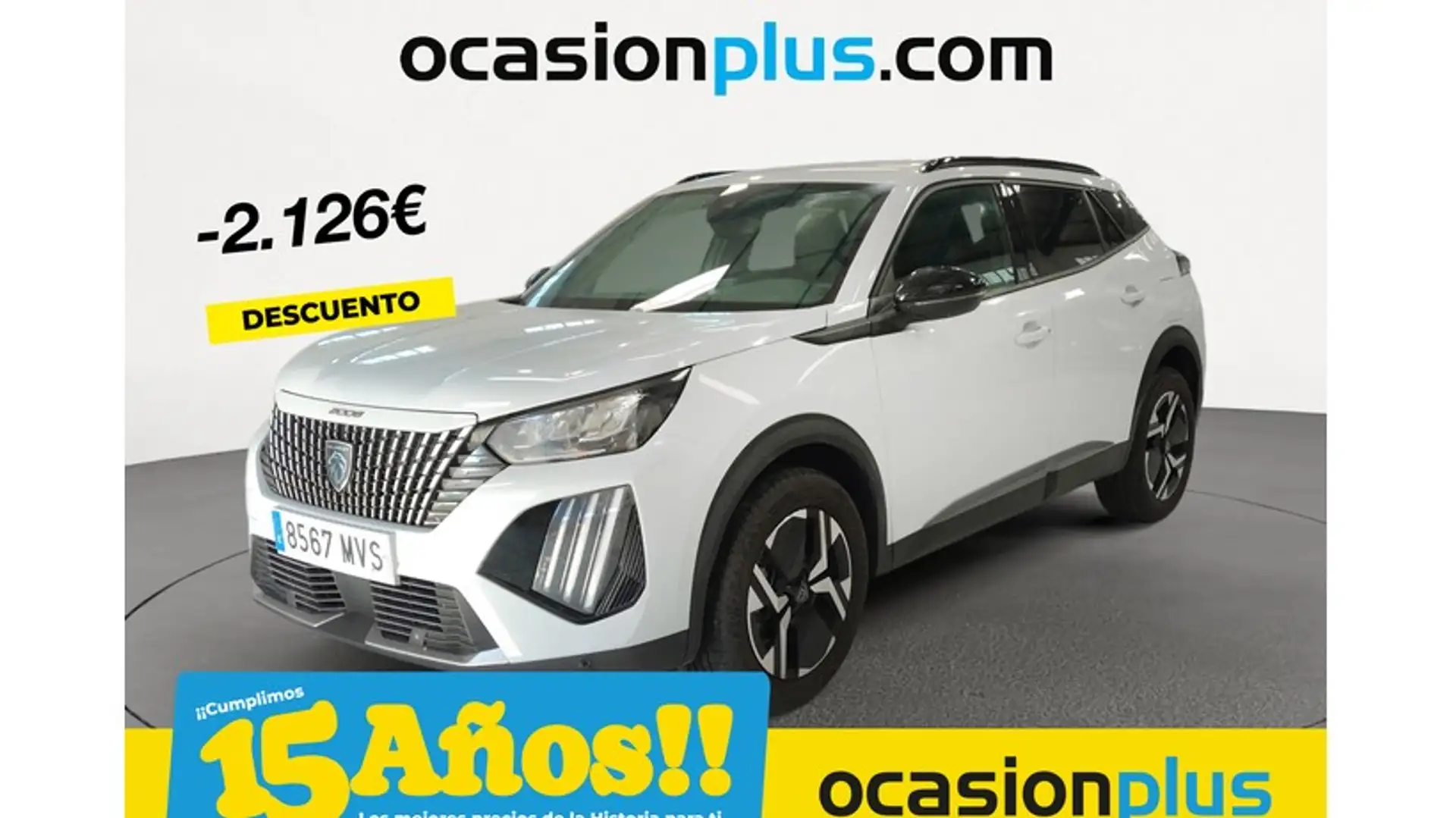 Peugeot 2008 1.2 PureTech S&S Allure EAT8 130 Blanco - 1