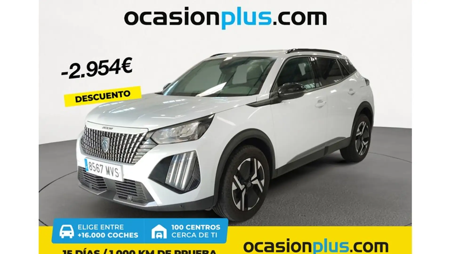 Peugeot 2008 1.2 PureTech S&S Allure EAT8 130 Weiß - 1