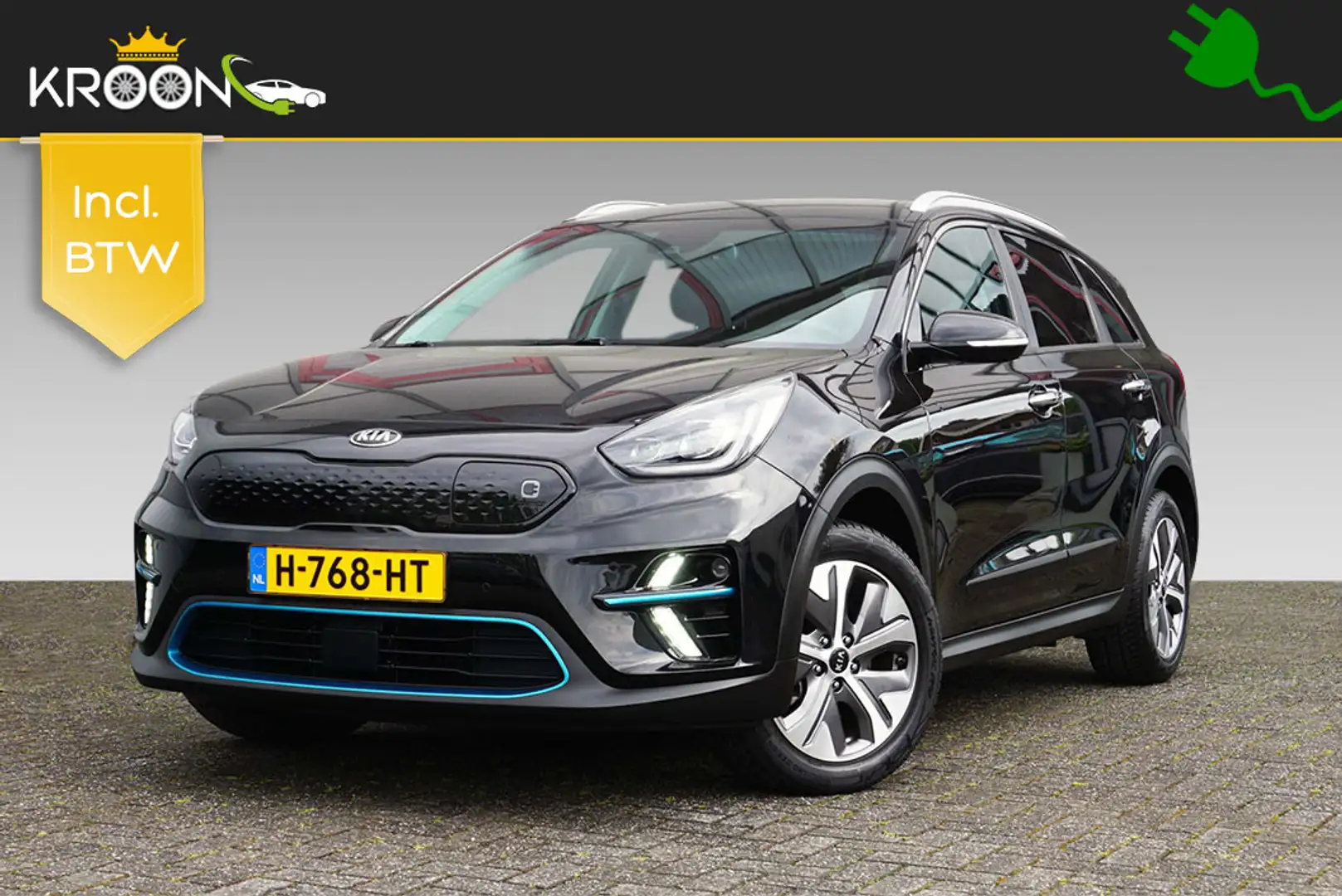 Kia e-Niro ExecutiveLine 64 kWh SOH 100% Leer Negro - 1