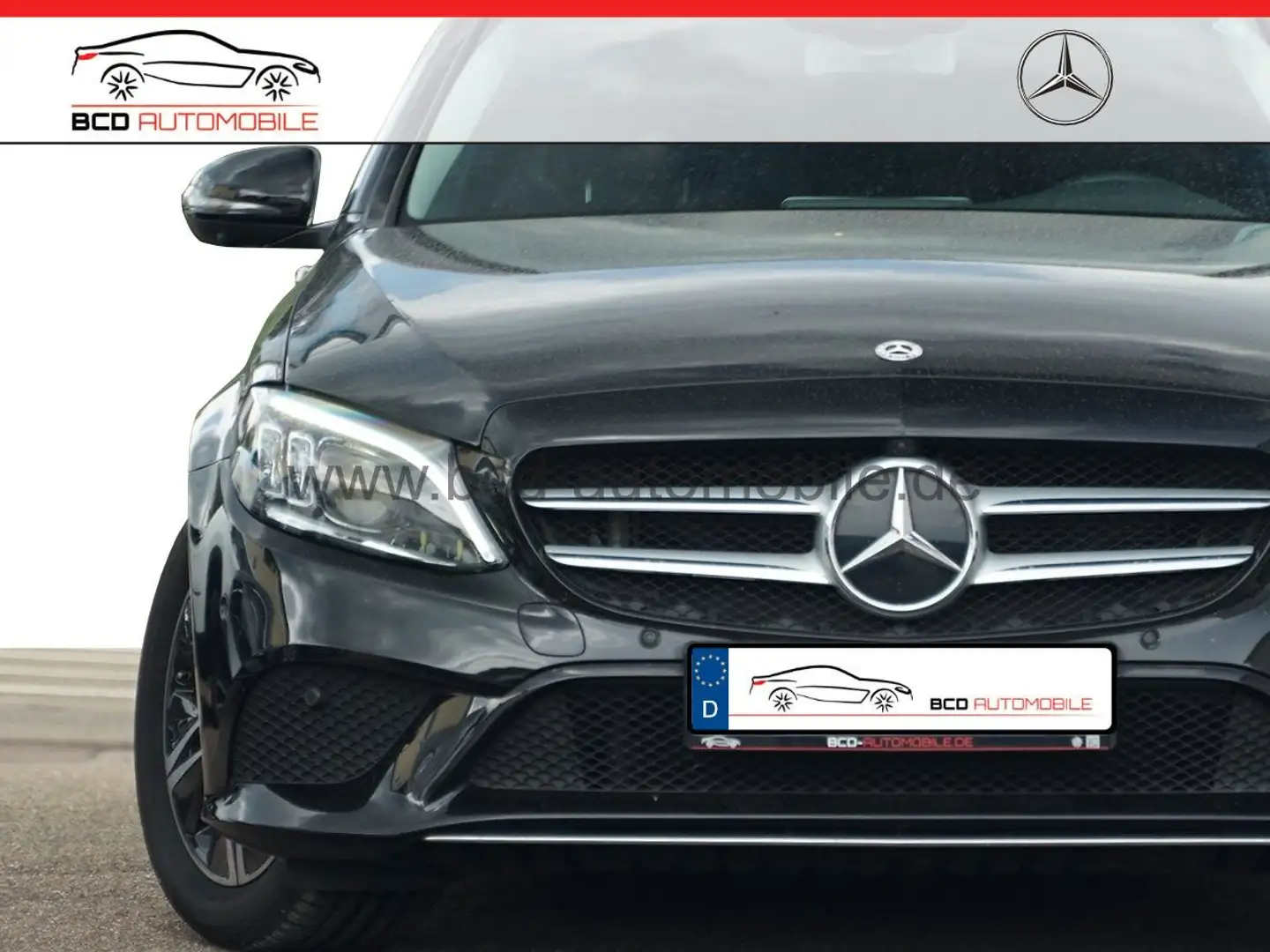 Mercedes-Benz C 220 *HUD*NAVI*LED-MATRIX*LEDER*APPLE*SPUR*TOT-W Schwarz - 1