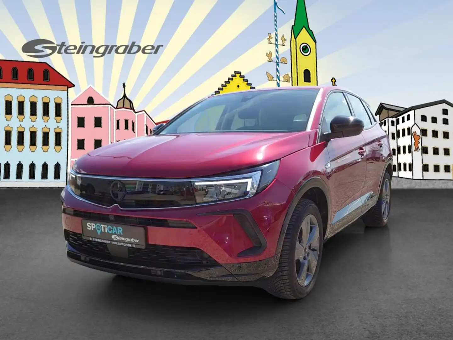 Opel Grandland 1.2 DI Automatik GS Rot - 2