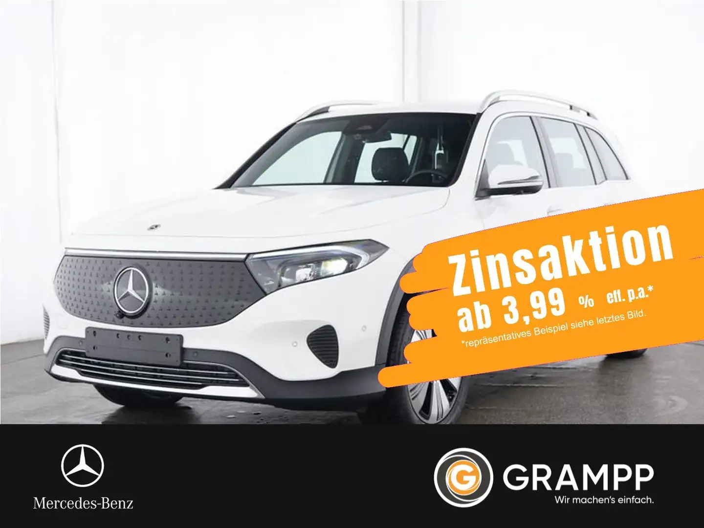 Mercedes-Benz EQB 300 4M ProgressiveAdvPlus/Fahrassis/7Sitzer Weiß - 1