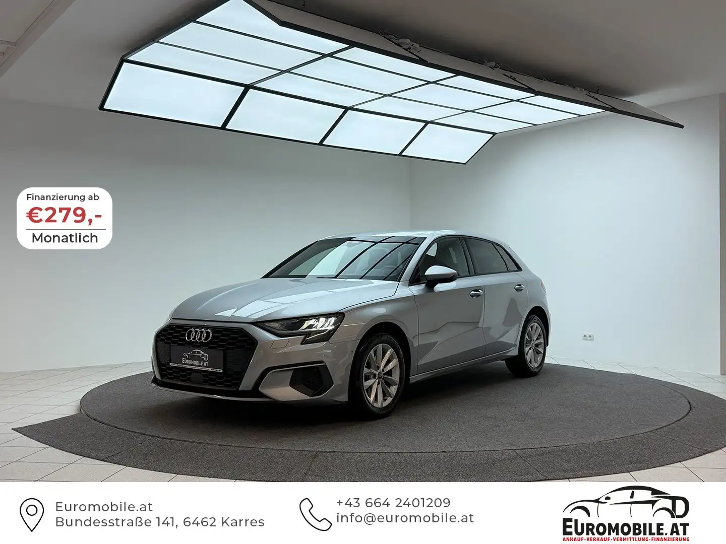 Audi A3 35 TDI basis RFK*AMBI-PLUS*MMI*TOTW*ACC*Business-P Grau - 1