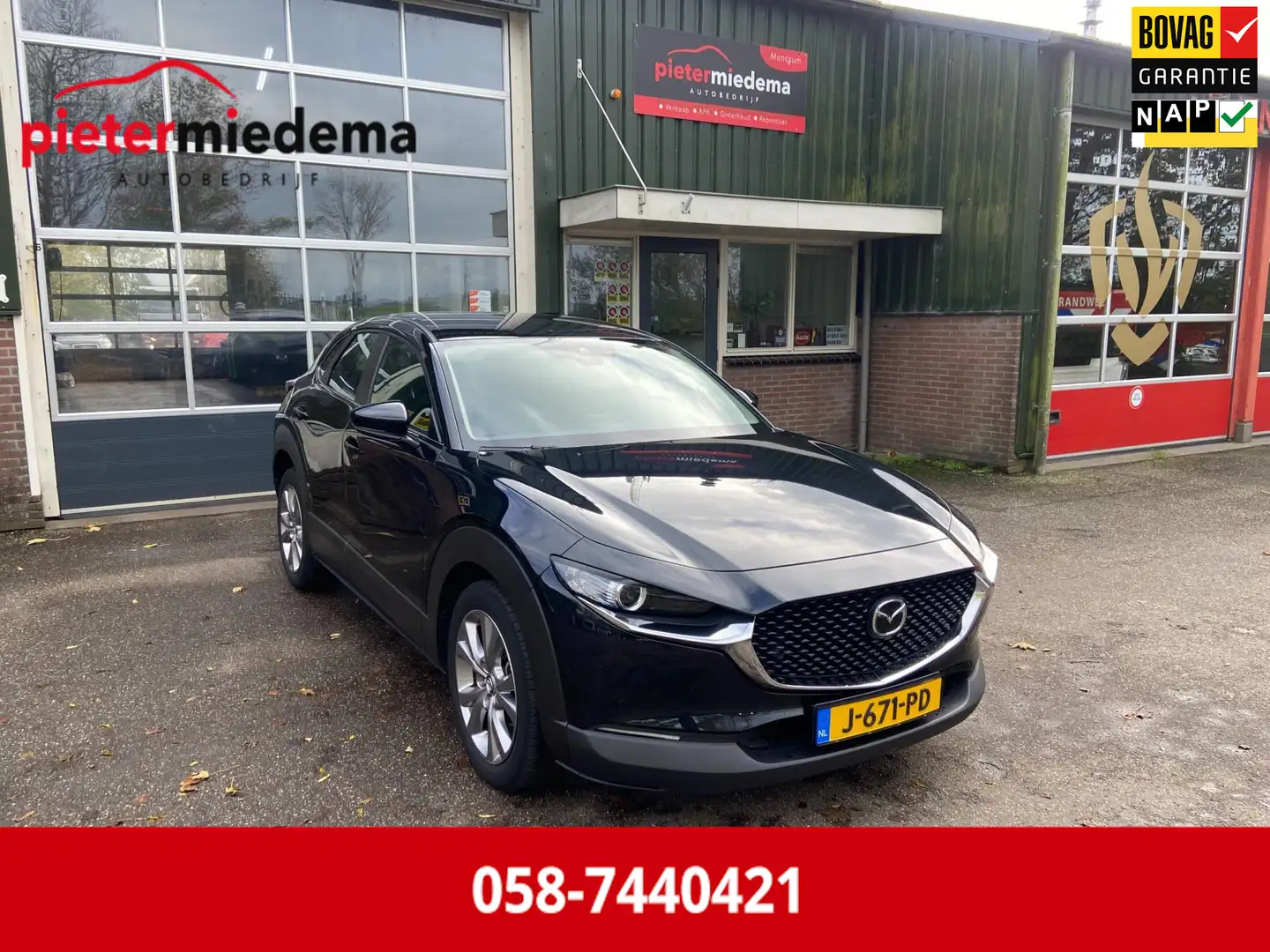 Mazda CX-30 2.0 e-SkyActiv-X M Hybrid Comfort / 12 MND BOVAG Zwart - 1