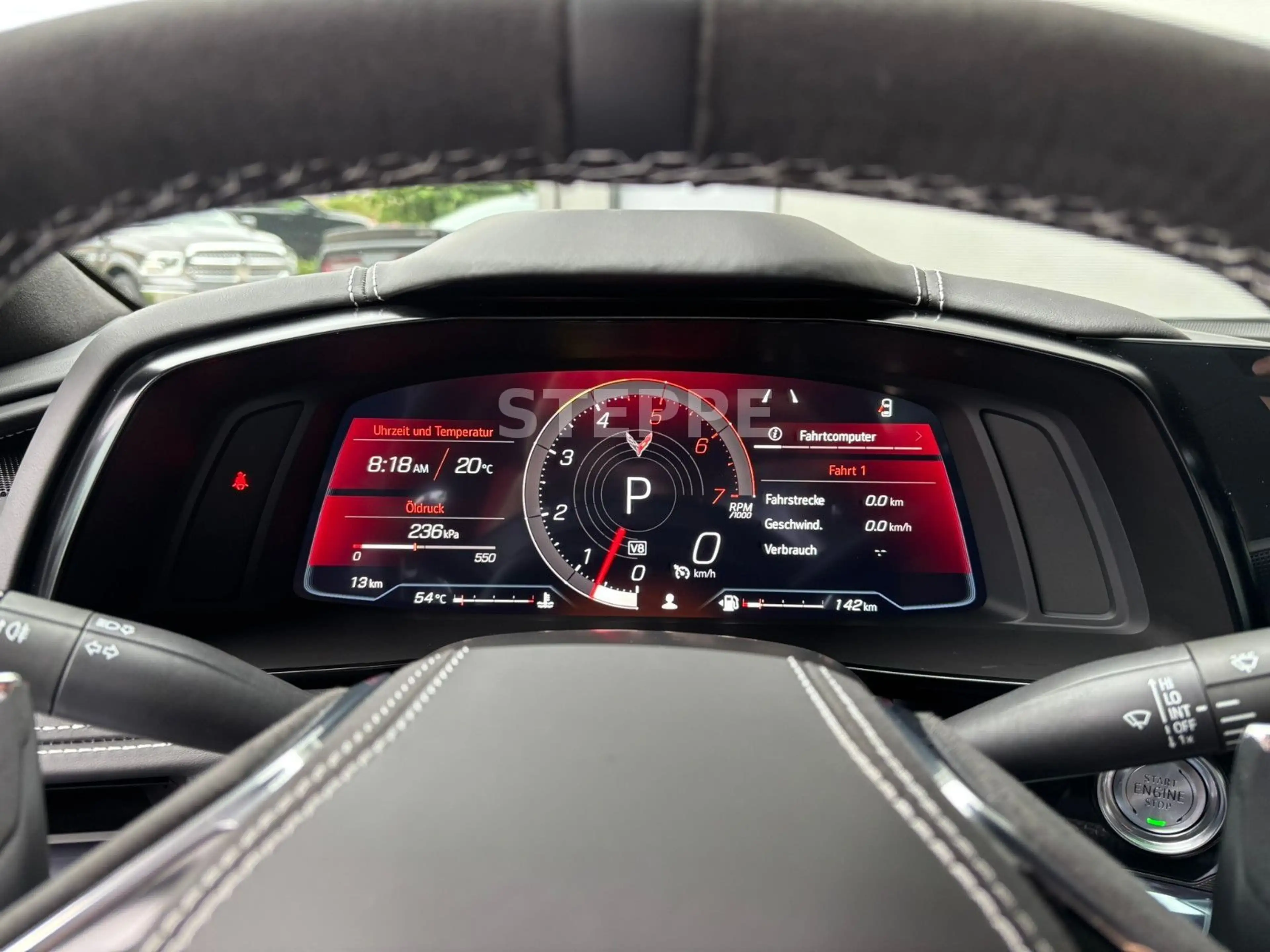 Corvette C8 Stingray Coupe 2025 3LT EUModell STEPPE — photo 15