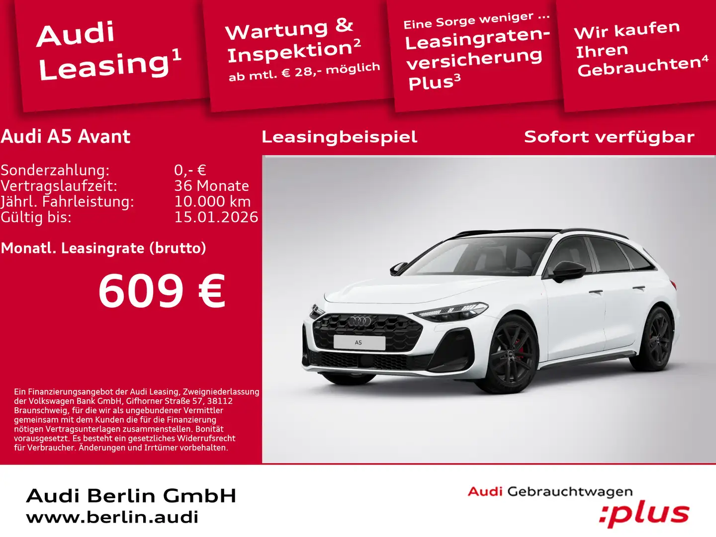 Audi A5 TFSI S tr. Weiß - 1