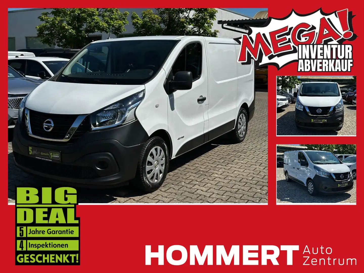 Nissan NV300 Kasten L1H1 2.9t Comfort *AHK*Bluetooth* Weiß - 1