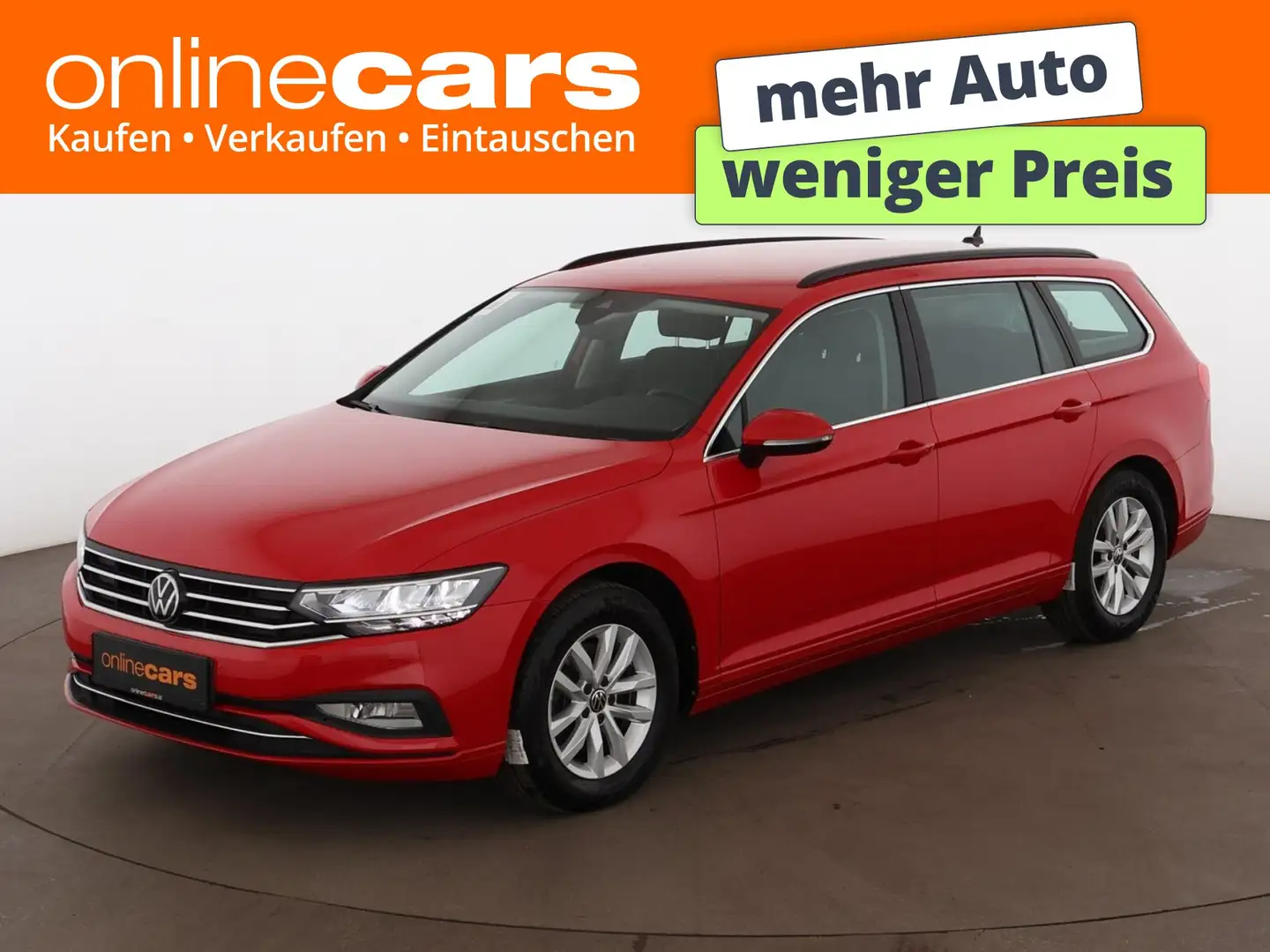 Volkswagen Passat Variant 2.0 TDI Business Aut LED RADAR NAV Rot - 1