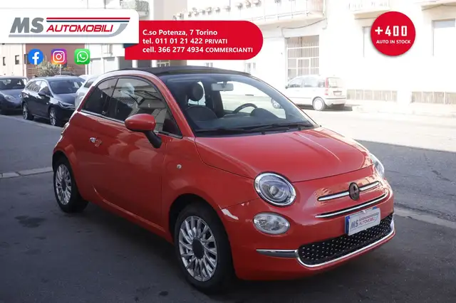 Fiat 500C FIAT 500C 1.2 Lounge 69cv dualogic 51KW ANNO 2015