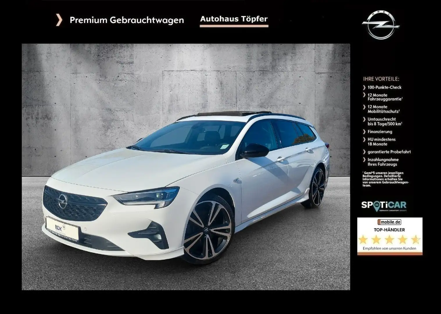 Opel Insignia B ST Premium "Ultimate" Bose/1-Hand/LED Weiß - 1