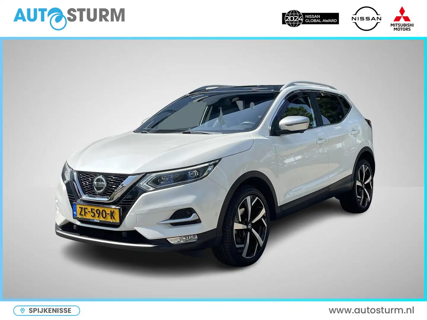 Nissan Qashqai 1.3 DIG-T Tekna + Wit - 1
