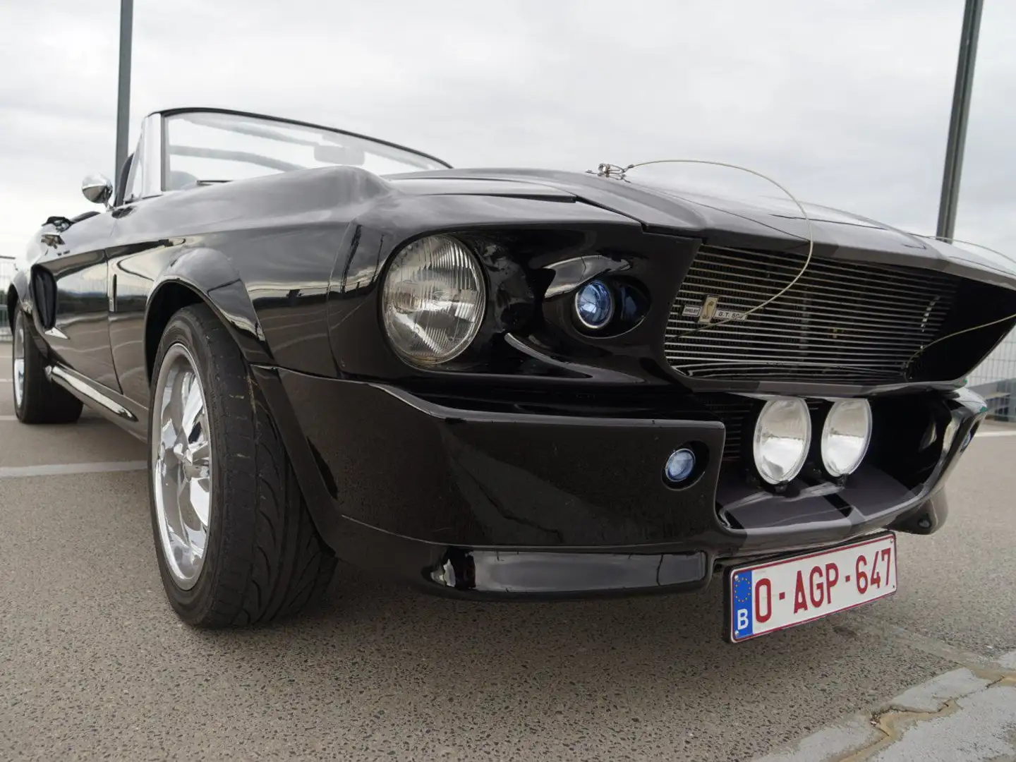 Ford Mustang GT-500 Eleanor Classic Recreations W351 Noir - 1