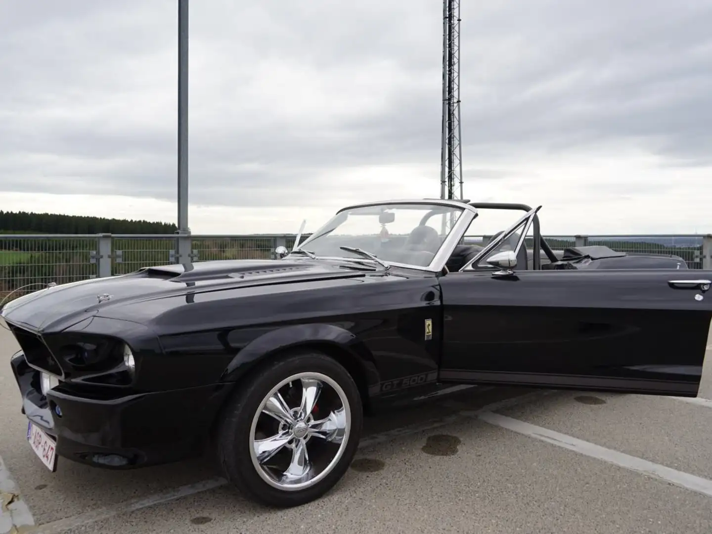 Ford Mustang GT-500 Eleanor Classic Recreations W351 Fekete - 2