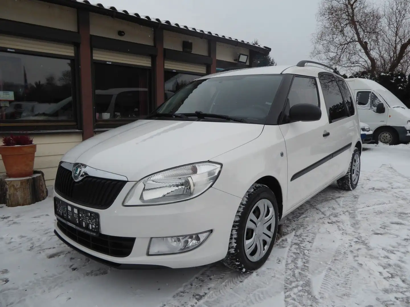 Skoda Roomster Praktik TDi Klima/Winterräder/HU neu Weiß - 1