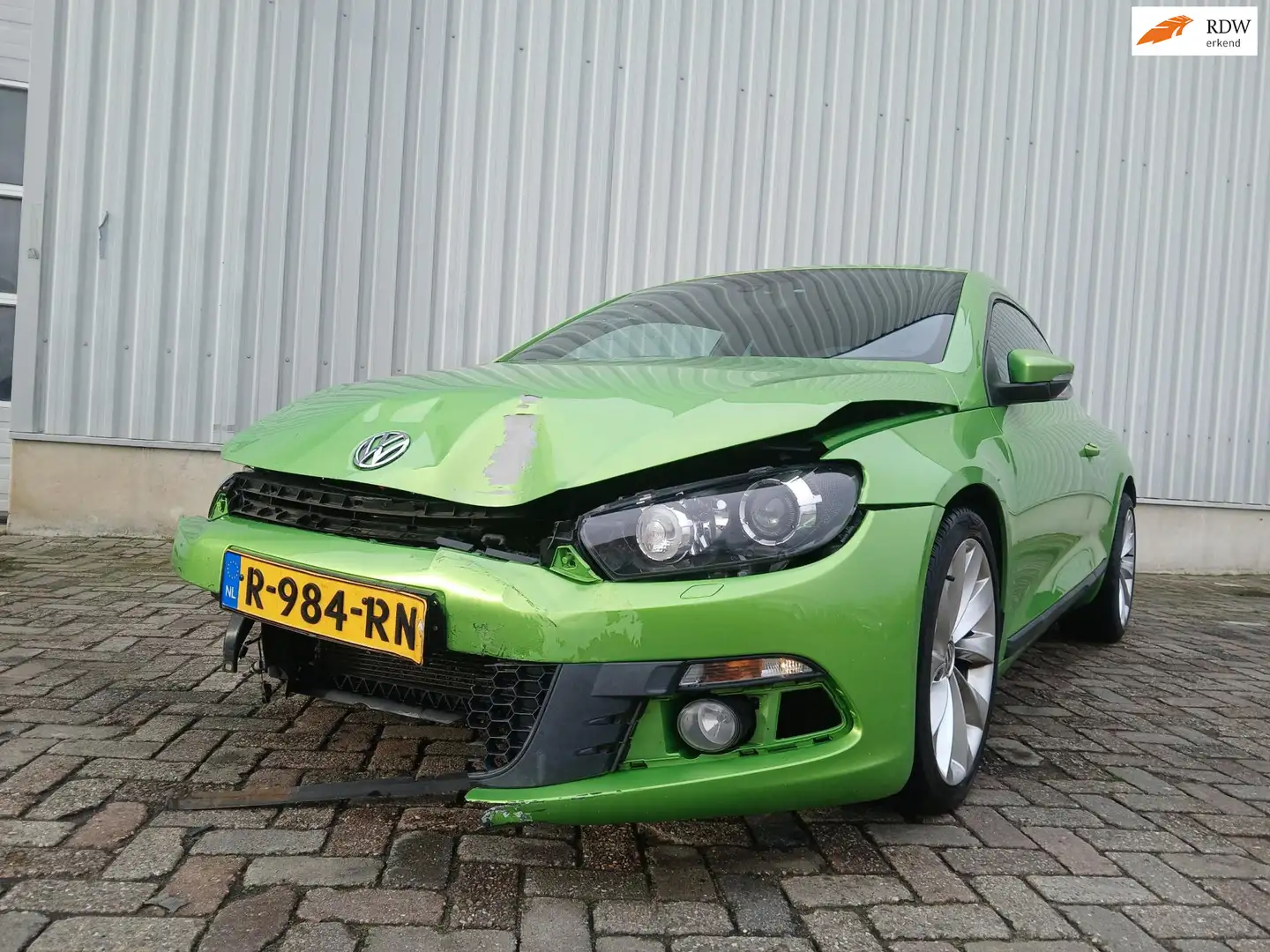 Volkswagen Scirocco 1.4 TSI - Frontschade - Airbags - Schade Grün - 1