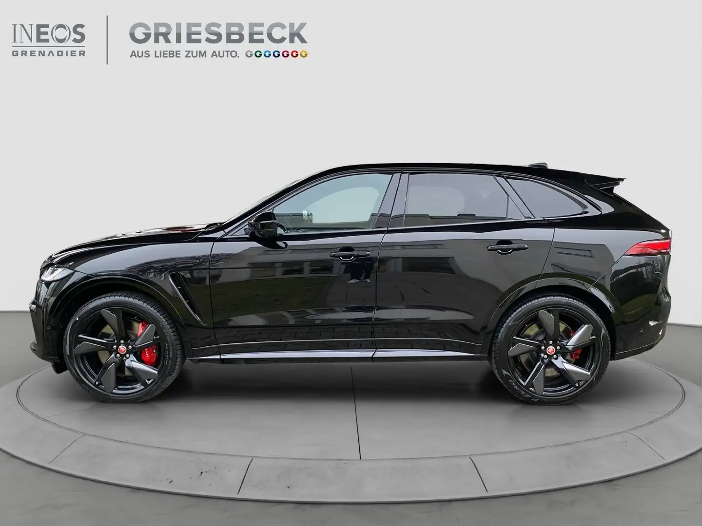 Jaguar F-Pace / P550 SVR ACC+LED+Navi+SHZ+2xKlima+360 Noir - 2