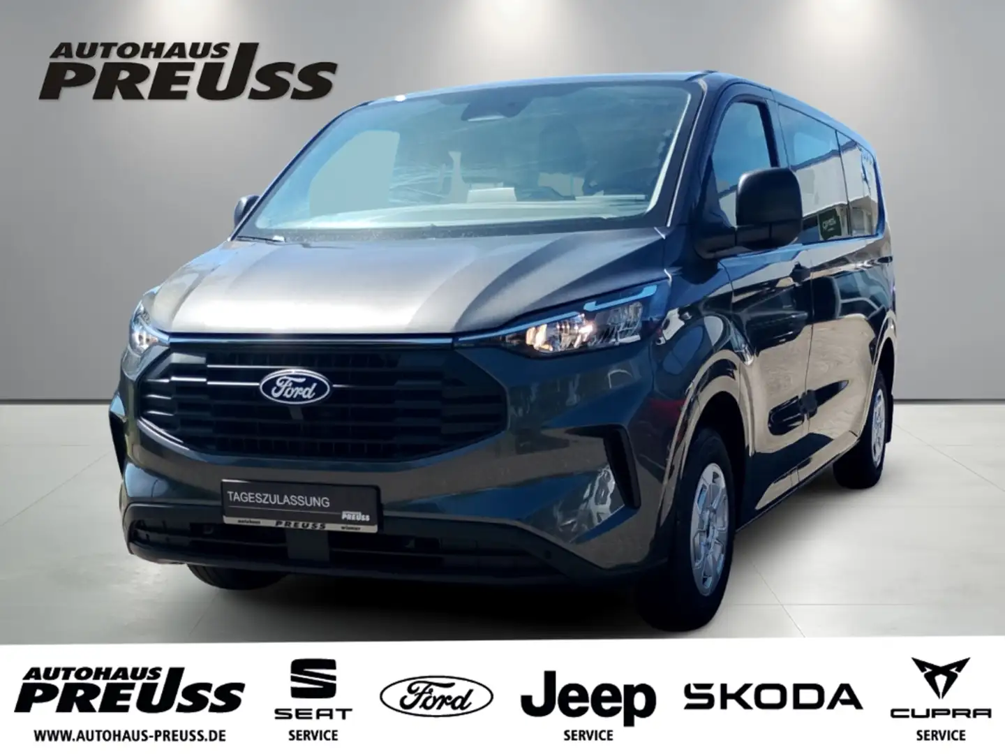 Ford Transit Custom Kombi Trend 320 L2 2.0 EcoBlue Automatik Серый - 1