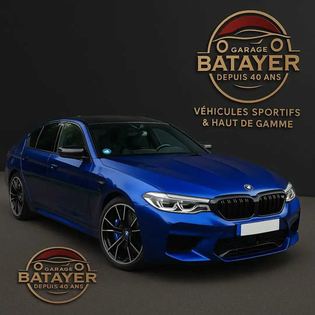 BMW M5 (F90) M5 COMPETITION 62Série (F90) M5 COMPETITION 625 BVA8 Bleu - 2