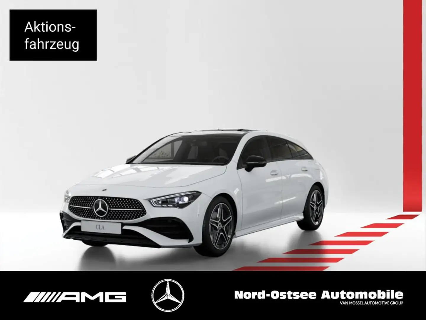 Mercedes-Benz CLA 180 SB AMG PANO MULTIBEAM KEYLESS DISTRONIC Weiß - 1