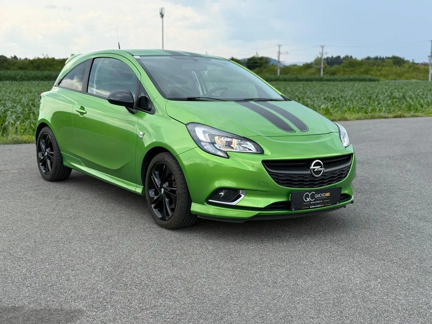 Opel Corsa E 1,0 Turbo Ecotec Direct Inj. ecoflex Color OPC Grün - 1
