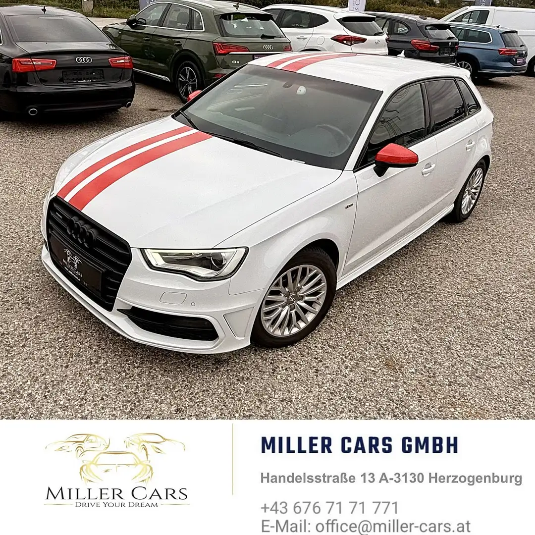 Audi A3 2.0 TDI quattro S line Sportpaket *Garantie* Weiß - 2