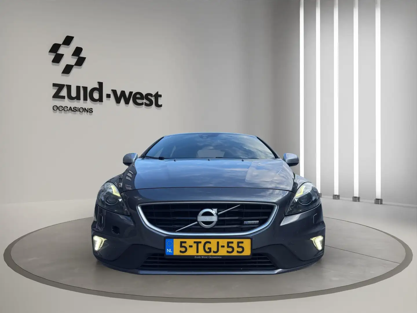 Volvo V40 1.6 D2 R-Design Leder Led Memory Stoelverwarming Grijs - 2