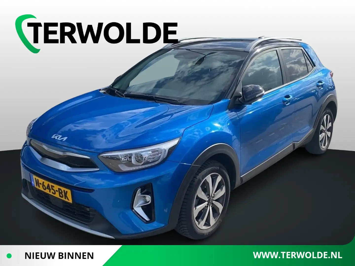 Kia Stonic 1.0 T-GDi MHEV DynamicPlusLine Blauw - 1