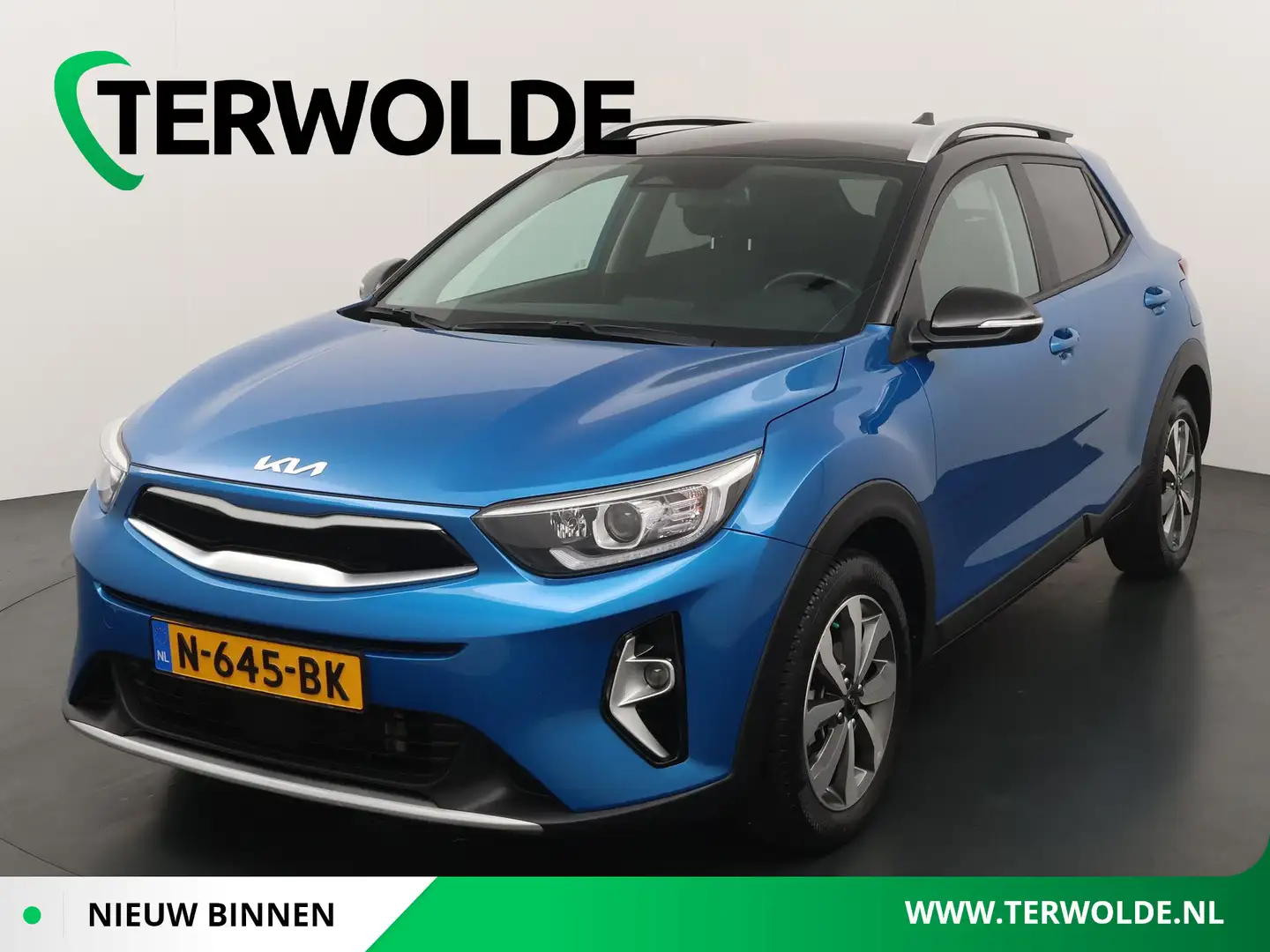 Kia Stonic 1.0 T-GDi MHEV DynamicPlusLine | Apple Carplay/And Blauw - 1