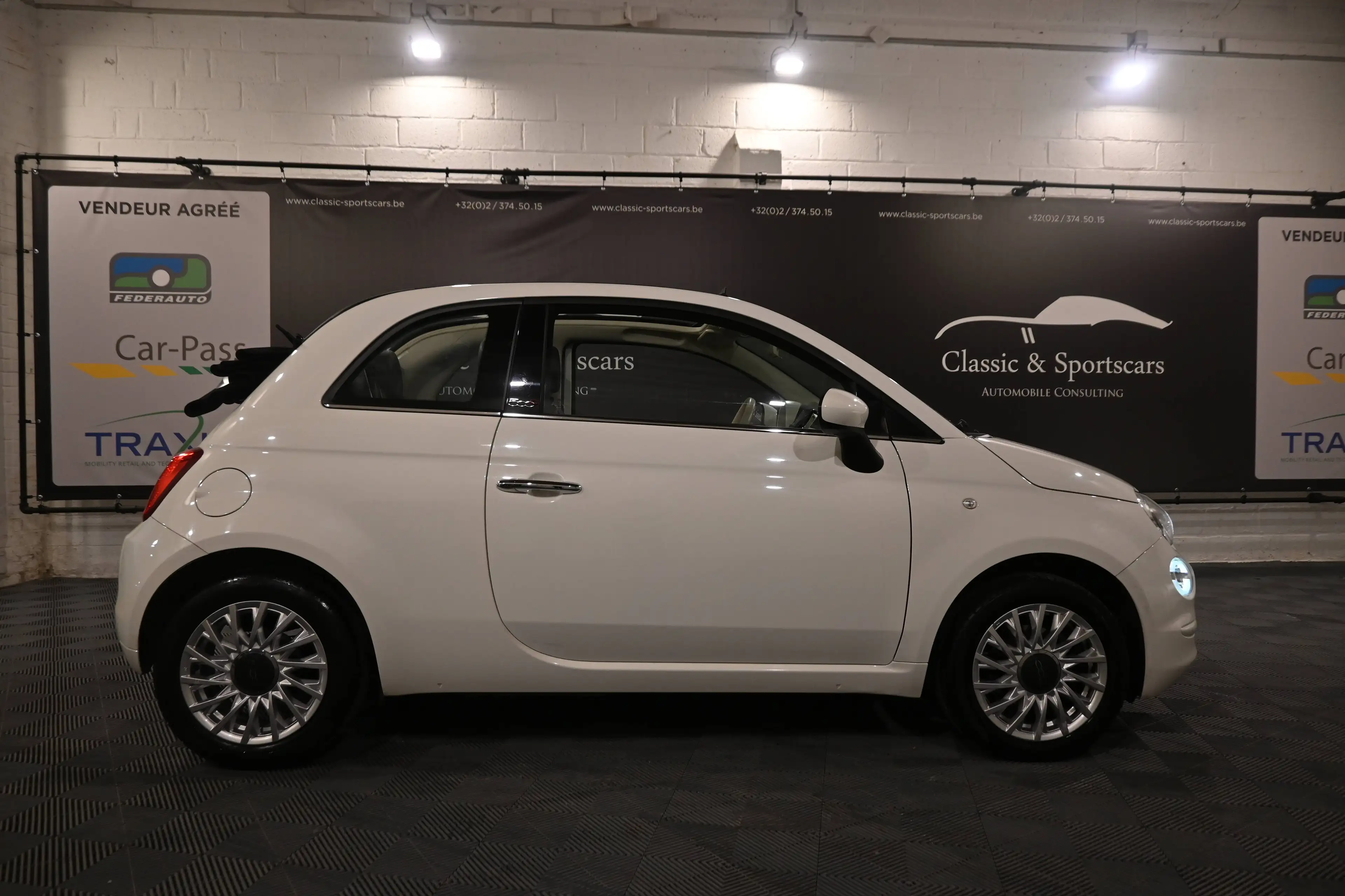 Fiat 500C 500C CABRIOLET 1.2i EURO 6d / CARPLAY / CRUISE CONTROL / CUIR / A VOIR — photo 7