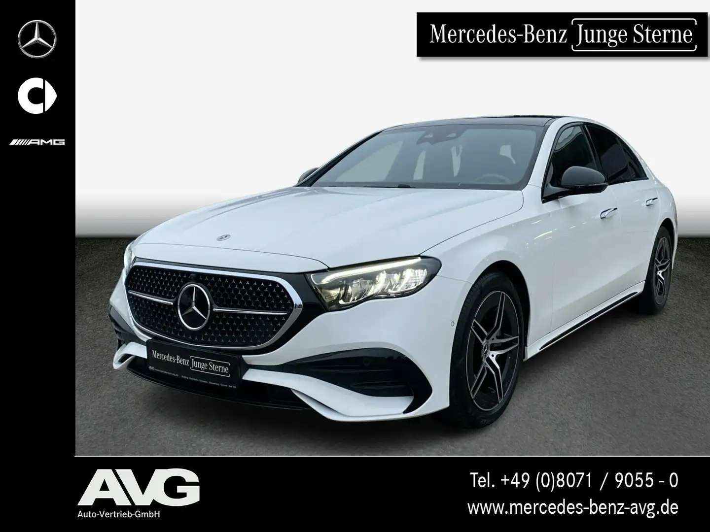 Mercedes-Benz E 220 E 220 d AMG Superscreen Pano Burmester4D® 360° Weiß - 1