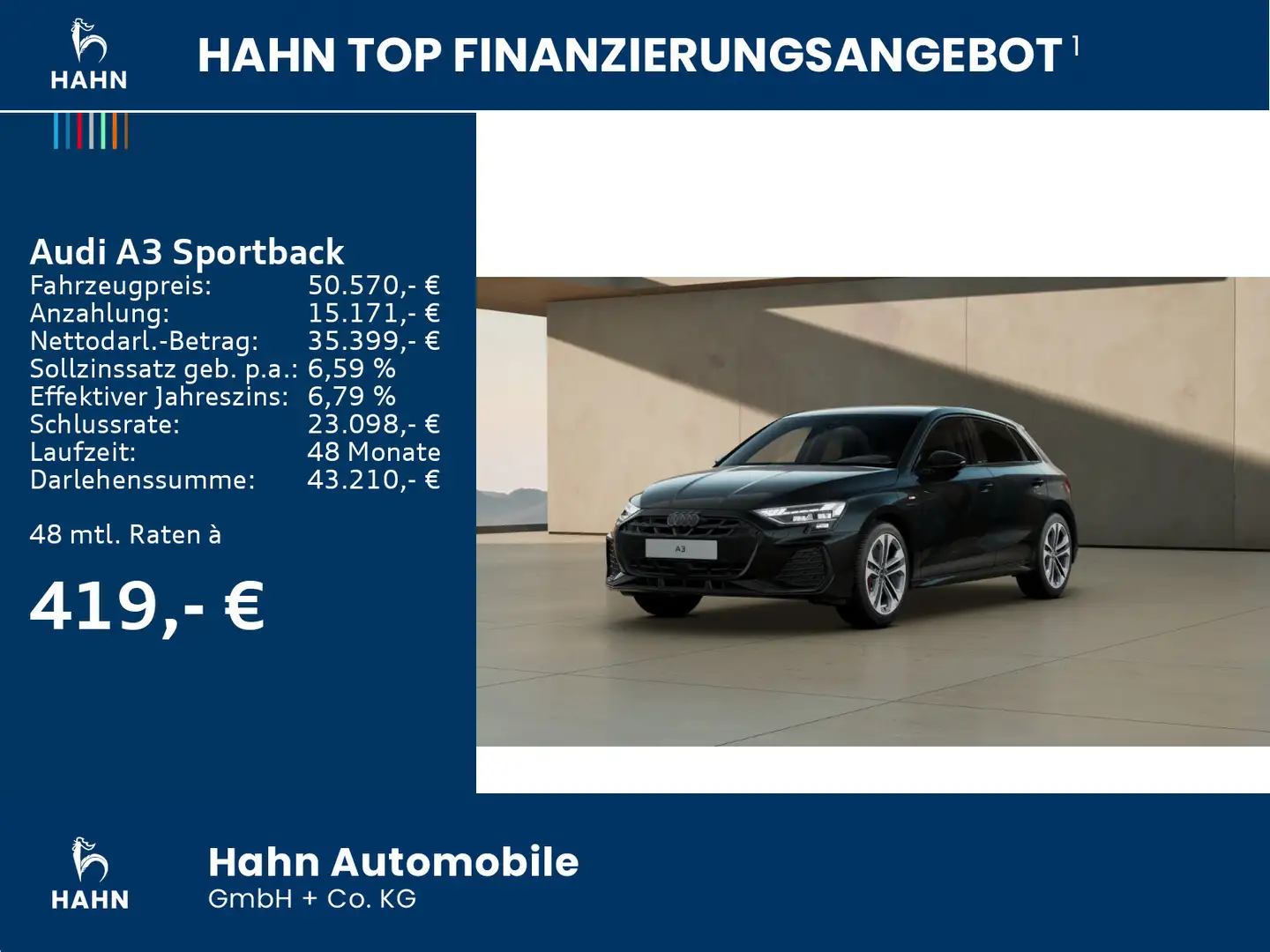 Audi A3 Audi A3 Sportback S line 45 TFSI e 200(272PS) Hy Negro - 2