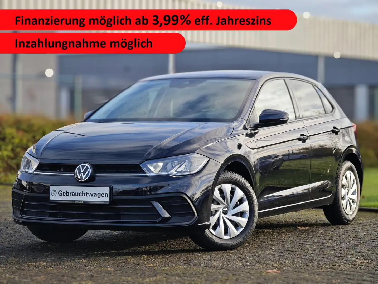 Volkswagen Polo Life 1.0 TSI DSG LED*Nav*SHZ*Klima*PDC* Schwarz - 1