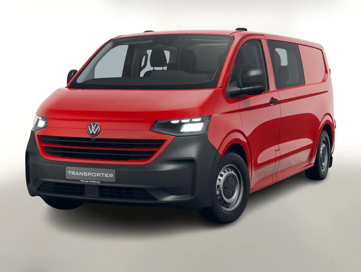 Volkswagen T7 Kastenwagen Kastenwagen Plus TDI 150 L2 Klima AHK SHZ 6-S 1... Roşu - 1
