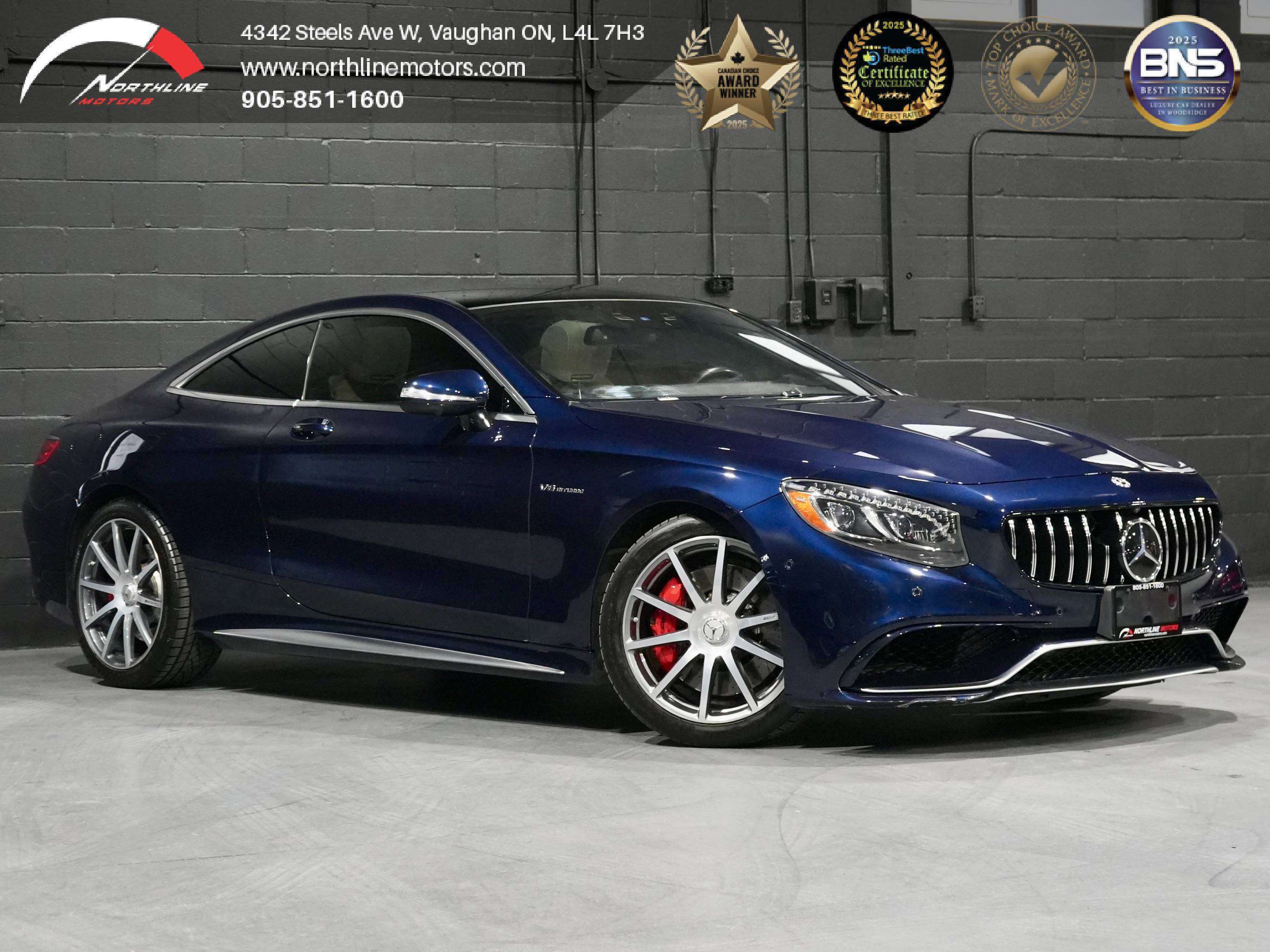2017 Mercedes-Benz S-Class Décapotable Bleu Transmission Intégrale 7 vitesses Automatique
