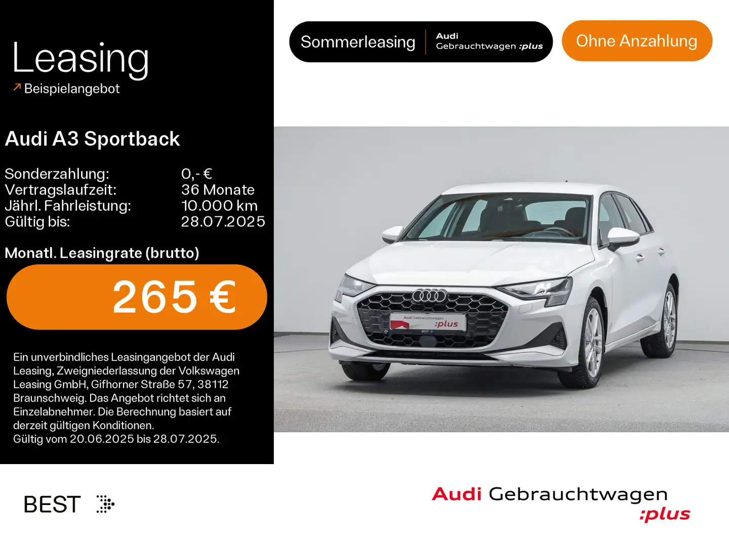 Audi A3 35 TFSI advanced*KAMERA*NAVI-PLUS*V Weiß - 1