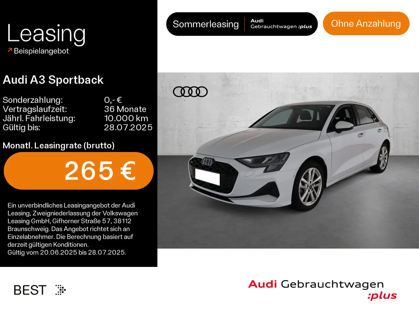 Audi A3 35 TFSI advanced*KAMERA*NAVI-PLUS*V Weiß - 1