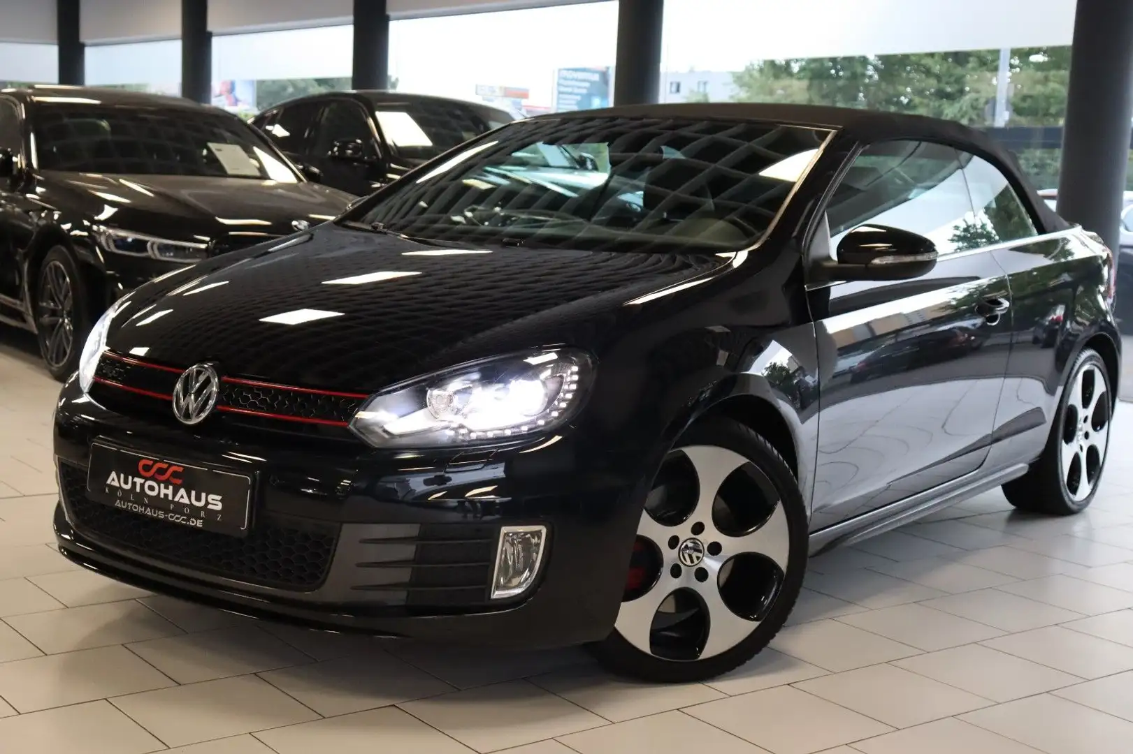 Volkswagen Golf VI Cabriolet GTI |BI-XENON|VIENNA|PDC|SHZ| Noir - 1
