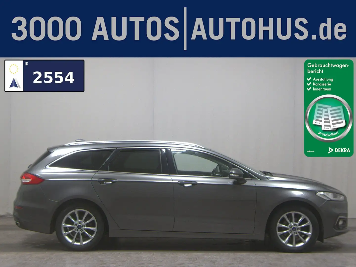 Ford Mondeo Turnier 2.0 EB Titanium Navi LED AHK RFK Grau - 1