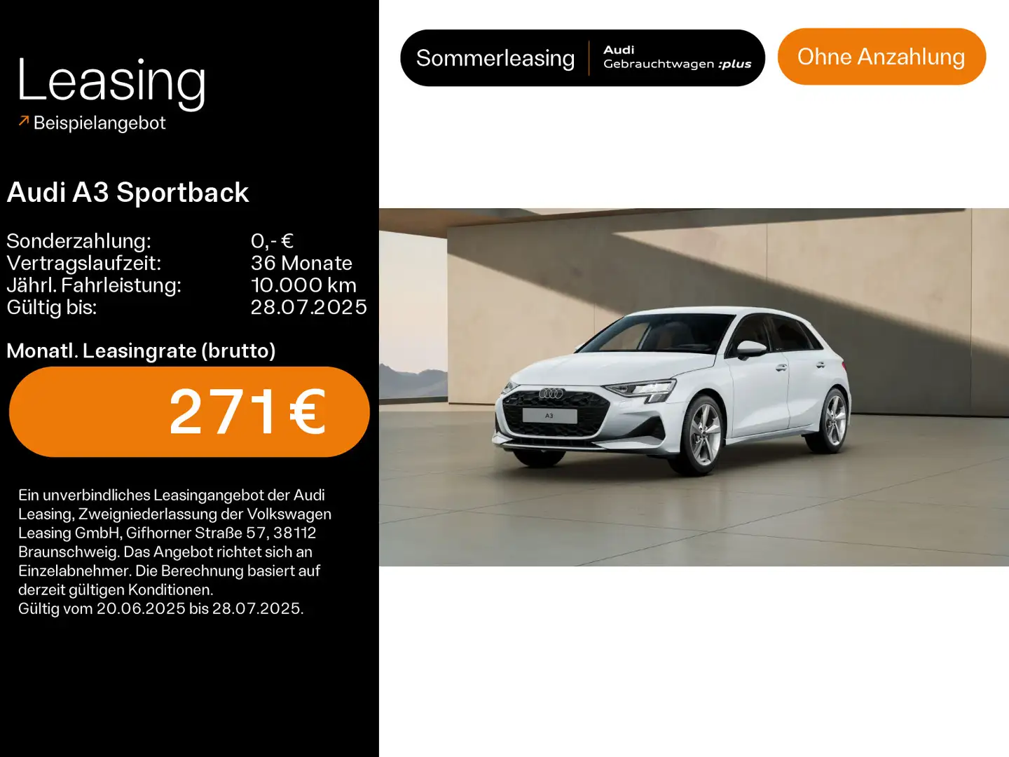 Audi A3 advanced 35 TDI LED*Sonos*HuD*RFK Blanc - 1
