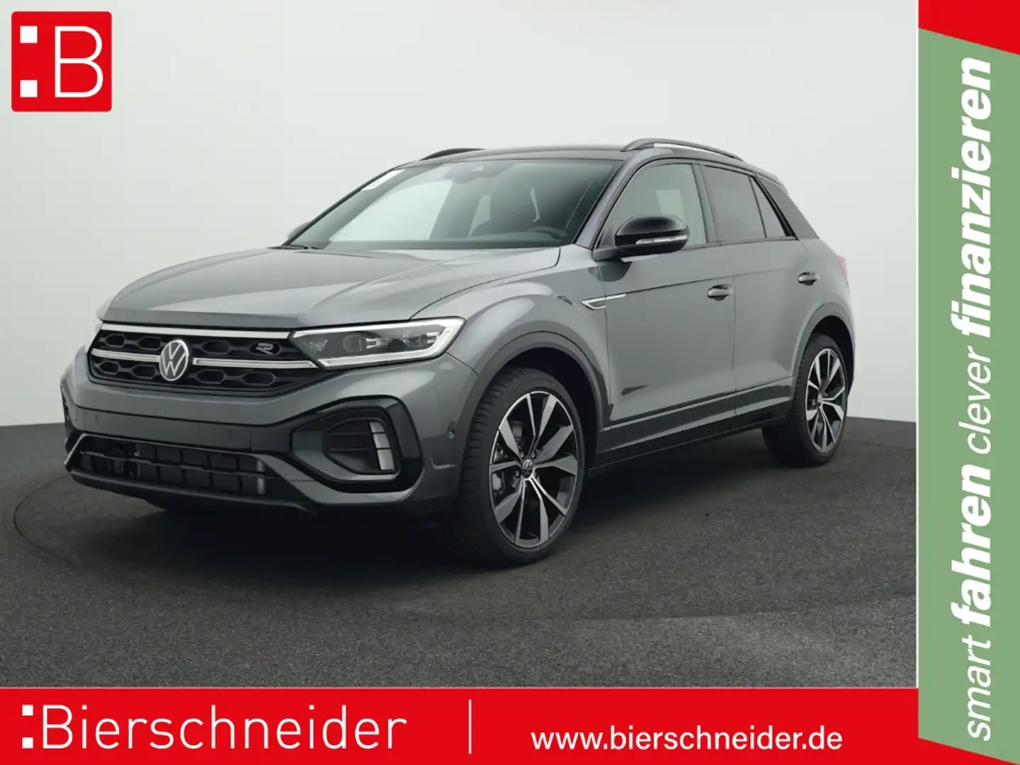 Volkswagen T-Roc 2.0 TDI DSG RLine BLACK-STYLE AHK IQ.LIGHT NAVI AC Grau - 1