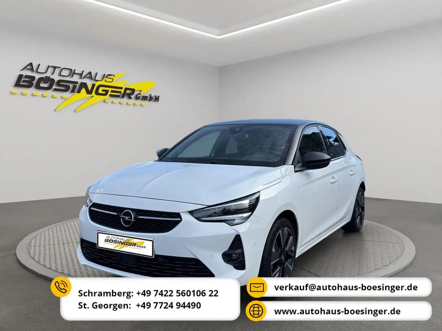 Opel Corsa-e Corsa F e GS Line - VOLLE HÜTTE Blanc - 1