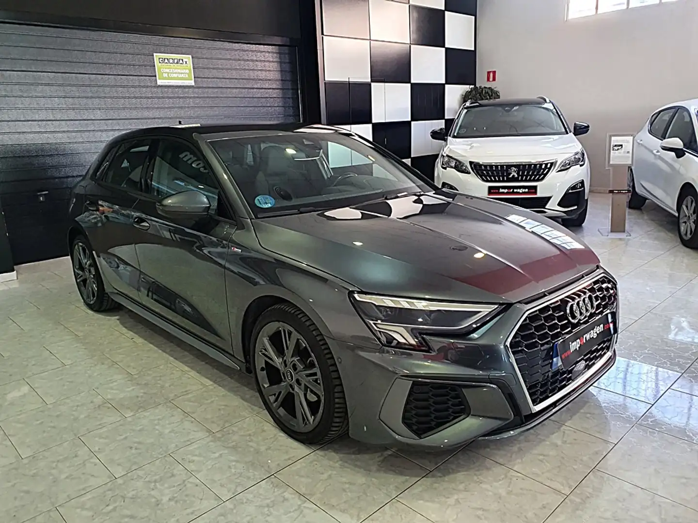 Audi A3 Sportback 30 TFSI S line Noir - 2