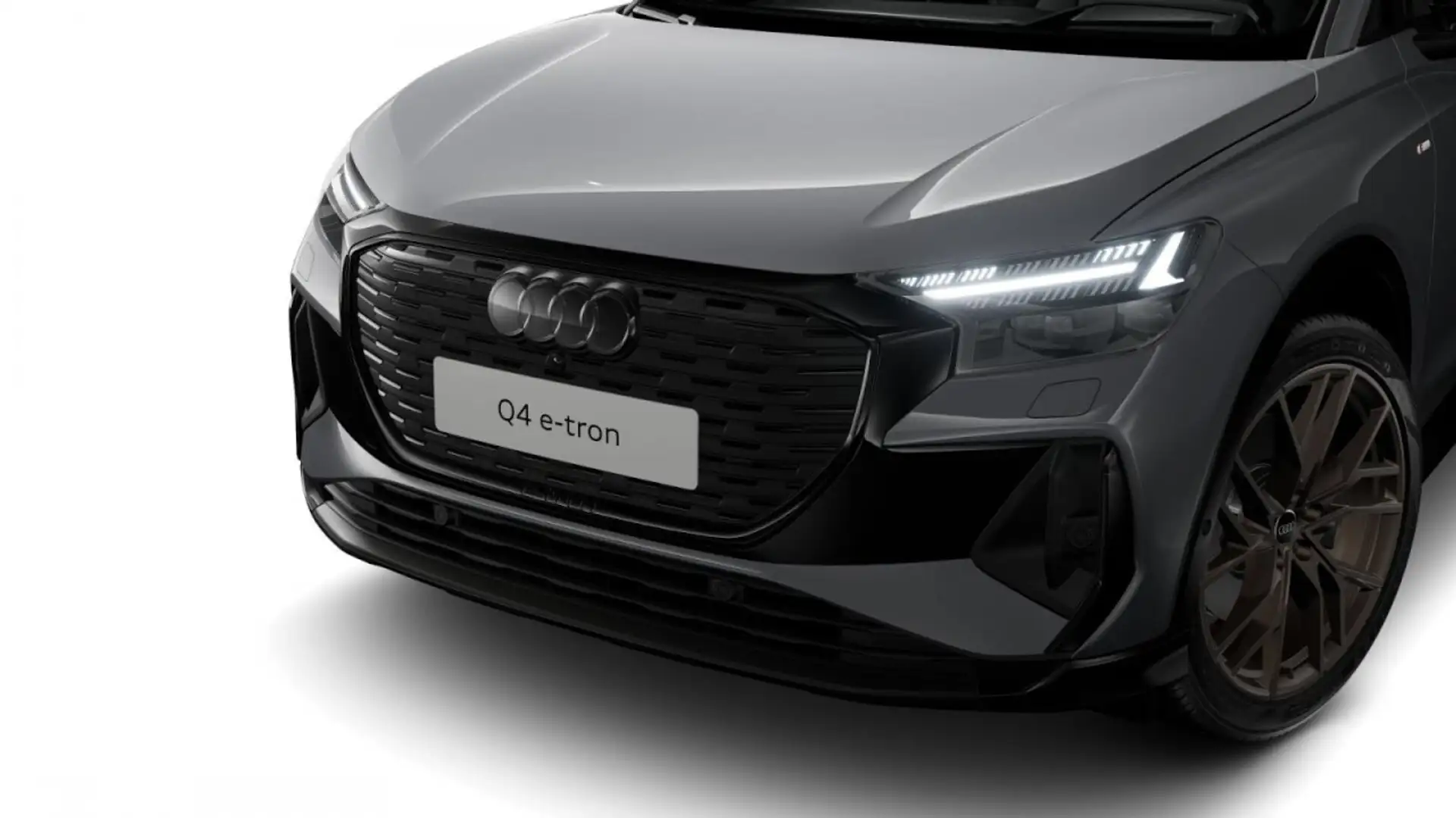 Audi Q4 e-tron 45 edition S-line Panorama Klima Navi Grau - 2