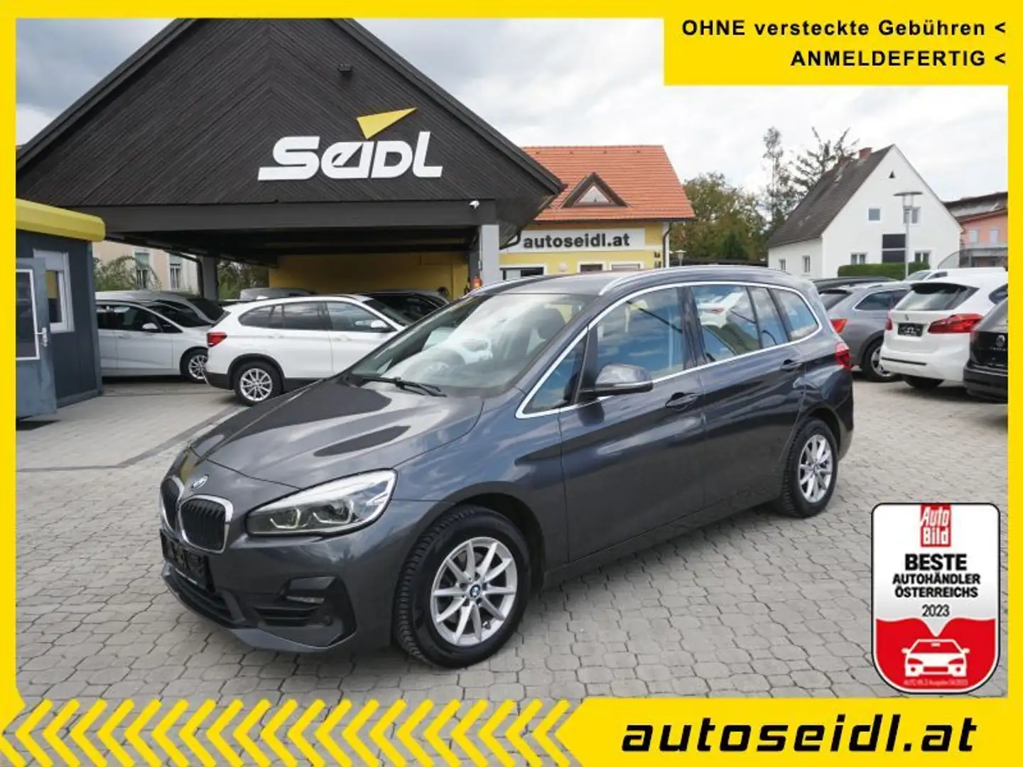 BMW 216 216d Gran Tourer *2022er+7 SITZE+LED* Grau - 1