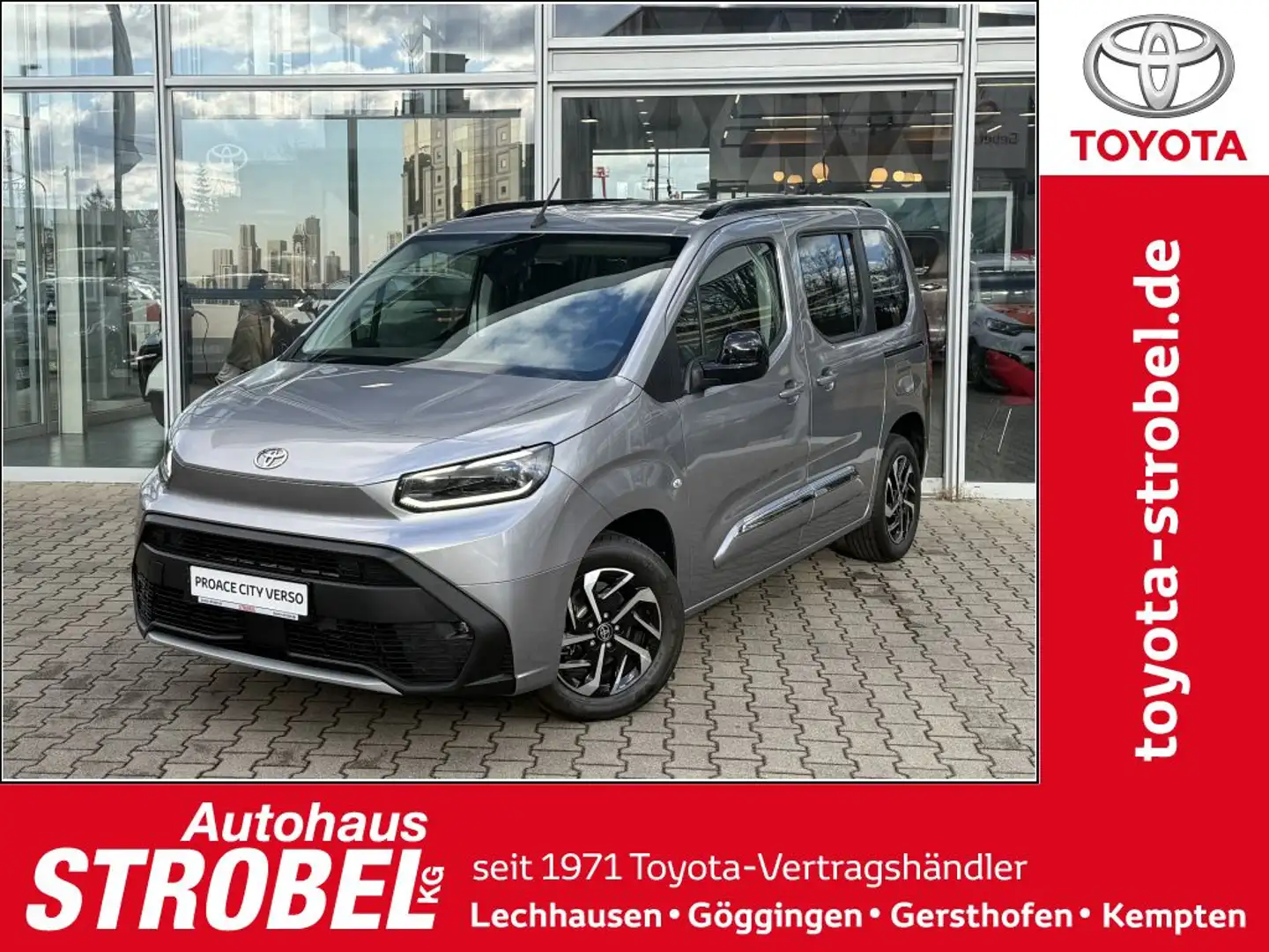 Toyota Proace City Verso 1.2 Turbo L1 Teamplayer Argintiu - 1